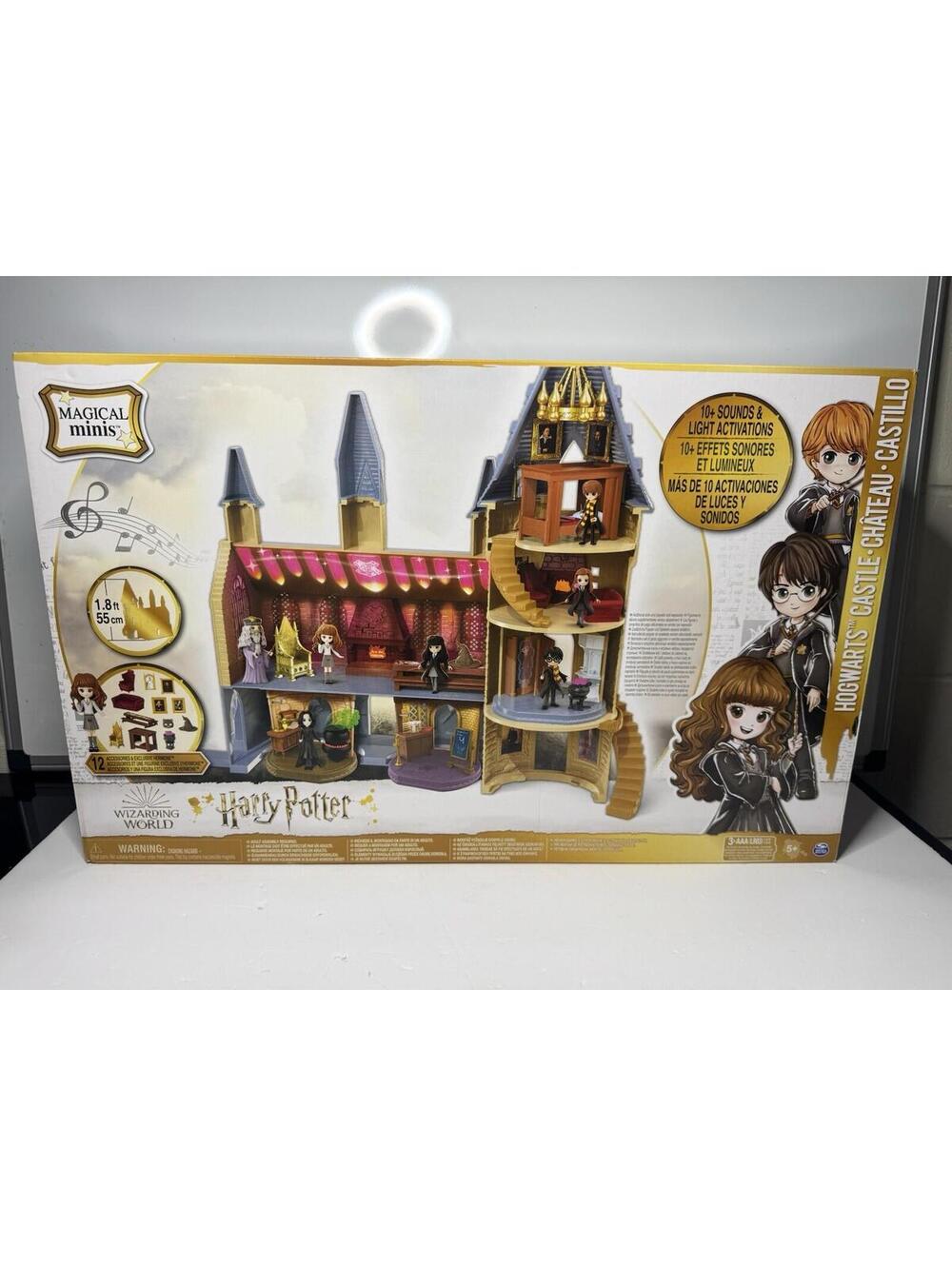 Harry Potter Magical Minis Hogwarts Castle Complete Playset Lights Sounds Workin